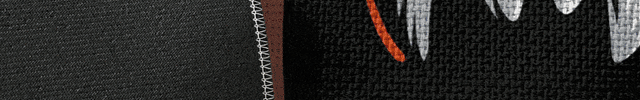 Close up of multiple graphic rounds rugs with exceptional printing quality